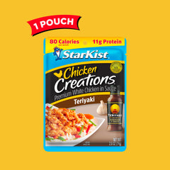 StarKist tear-and-eat pouch design for quick, mess-free snacking.