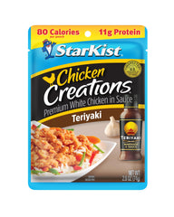 StarKist Teriyaki Chicken Pouch ready-to-eat on-the-go lunch option.