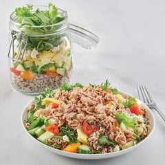 StarKist tuna over a rice bowl for a high-protein meal.