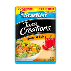 StarKist Tuna Creations Sweet and Spicy pouch exterior for quick, ready-to-eat meals.