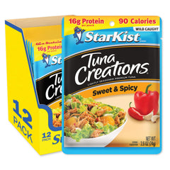 StarKist Tuna Creations Sweet & Spicy pouch packaging for easy meals