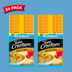 StarKist Tuna Creations pouch in a travel bag for on-the-go protein