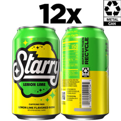 Starry Lemon Lime Soda glass pour captures fizzy clarity and bright citrus aroma