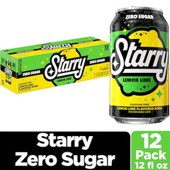 Starry Zero Sugar Lemon Lime soda pour shot, showcasing bright lemon-lime notes