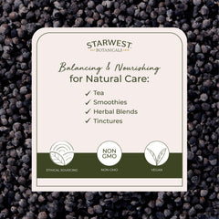 Starwest Botanicals chaste tree berries dried fruit for culinary and herbal remedies