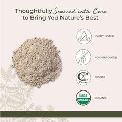 Starwest Botanicals slippery elm powder bulk bag; long-lasting bulk packaging for home kitchens.