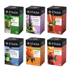 Stash Black Tea Orange Spice tea bags for a bright morning boost.