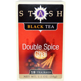 Stash Double Spice Chai Tea bag in foil, premium chai flavor ready to steep