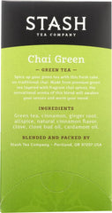 Two-pack display of Stash Tea Chai Green Tea for everyday use