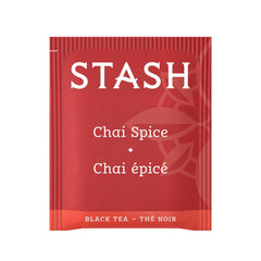 Stash Tea chai spice steaming cup shows rich, slightly sweet flavor