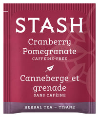 Steeping Stash Tea Cranberry Pomegranate releases a fragrant tart-sweet aroma in minutes.