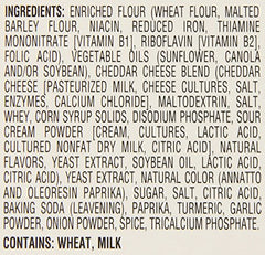 Stauffer's Whales crackers on grocery shelf in single bag packaging