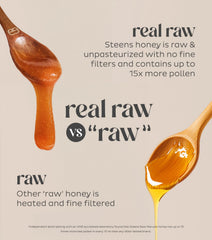 Spoon-dip into Steens Manuka Honey jar for quick topping and drizzle.