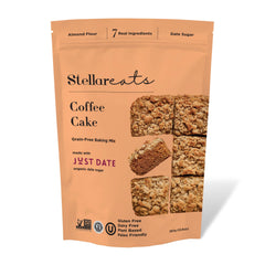 Stellar Eats grain-free coffee cake mix with almond flour for a fluffy texture.