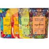Stellar Snacks Maui Monk pretzel braids in bag, ideal for on-the-go snacking