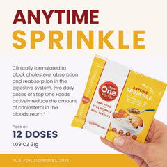 Step One Foods Anytime Sprinkle on fruit salad boosts crunch and natural sweetness.