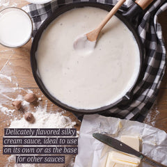 Sterilgarda Bechamel Sauce creamy base, ideal for lasagna and rich pasta sauces.