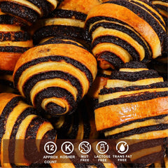 Stern’s Bakery chocolate babka bread, swirled chocolate great for sharing.