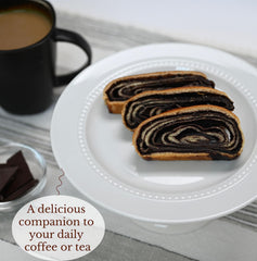 Sterns Bakery chocolate kokosh cross-section reveals creamy filling