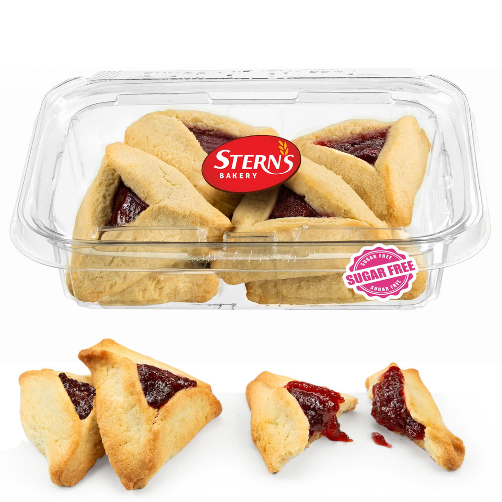 Stern's Bakery sugar-free hamentaschen dough for guilt-free indulgence