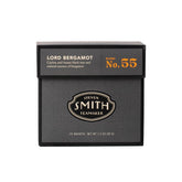 Steven Smith Teamaker Lord Bergamot No. 55 tea bag releasing citrus aroma for a refined afternoon.