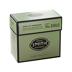 Steven Smith Teamaker Rose City Genmaicha No. 1912 features toasted rice with sencha depth