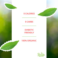 Stevita Organic Stevia packaging preserves freshness in a sealed container