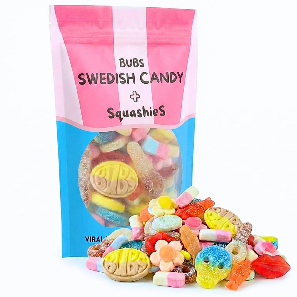 STEYDA Swedish Candy Mix bag front—assorted gummies perfect for sharing.
