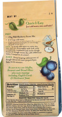 Sticky Fingers Wild Blueberry Scone Mix dry ingredients ready to mix
