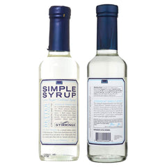 Stirrings Pure Cane Simple Syrup added to coffee for balanced sweetness.
