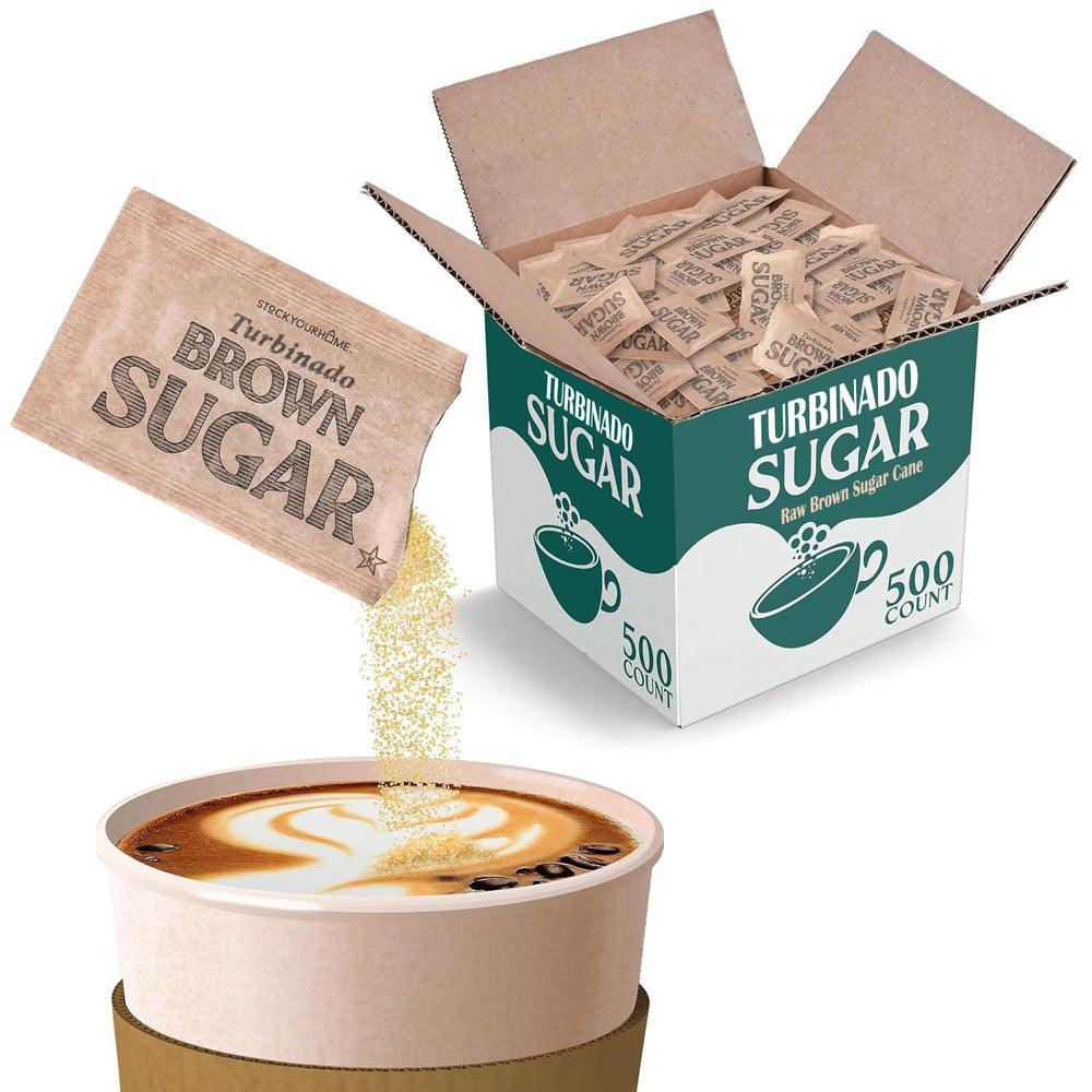 Stock Your Home bulk sugar packets box displayed for cafe refills