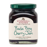 Stonewall Kitchen Bada Bing Cherry Jam in a 12oz bottle, great for breakfast spreads.