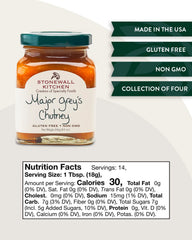 Stonewall Kitchen chutney as a dip or topping for appetizers and snacks.