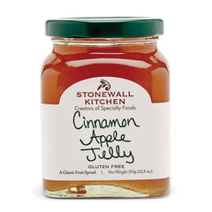Stonewall Kitchen Cinnamon Apple Jelly jar close-up, ideal for glazing pastries