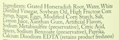 Stonewall Kitchen Horseradish Cream Sauce dip for fresh vegetables.