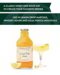 Stonewall Kitchen Lemon Drop Mixer pour showing smooth citrus notes.