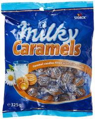 Storck Whole Milk Chunk bag front offers a premium caramel treat with creamy center.