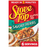 Stove Top Savory Herbs Stuffing Box ready-to-use mix for quick family dinners