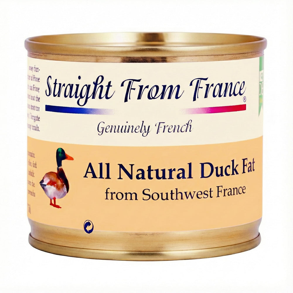 Straight from France duck fat bottle pour for premium cooking at home