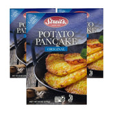 Streit's Potato Pancake Mix add-water batter for quick, crispy pancakes.