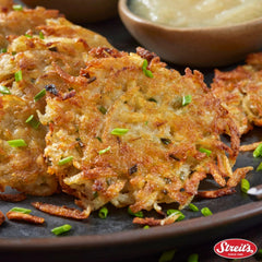 Streit's golden-crisp edges pair well with applesauce or sour cream.