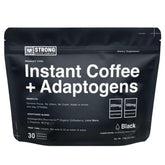 STRONG COFFEE COMPANY instant coffee powder ready for quick energy and focus.