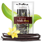 STRONGUS Tahitian vanilla beans 12-pack packshot, premium flavor for baking and brewing.