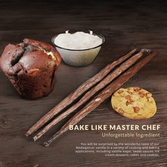 STRONGUS vanilla beans for aromatics—creamy flavor enhances desserts.