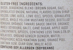 Close-up of ingredients highlighting garlic, citrus, and onion notes in Stubb's marinade
