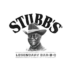 Stubb's BBQ Dr Pepper sauce being poured as a glaze on grilled meat.
