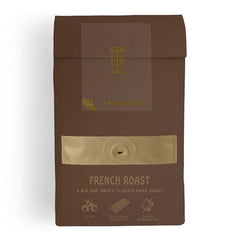 Stumptown French Roast steam rising from a cup for a rich aroma