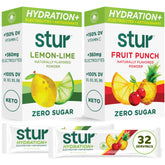 Stur electrolyte variety pack front view for daily hydration