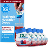 Stur Electrolyte Water Enhancer bottle top view for on-the-go hydration
