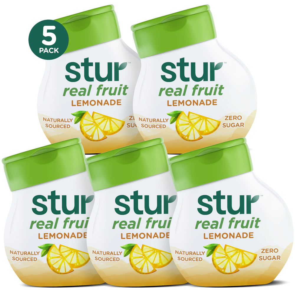 Stur Lemonade Liquid Water Enhancer bottle ready for quick hydration on the go.